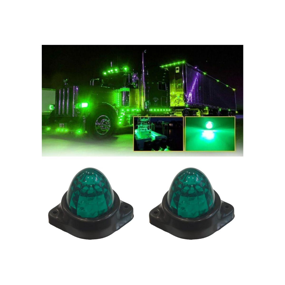 2 pack Green Side Marker Lights forClearance Tail Light Warning Turn Indicators Truck Trailer LED Light for Car RV Camper Boat ATV
2 pack Green Side Marker Lights forClearance Tail Light Warning Turn Indicators Truck Trailer LED Light for Car RV Camper Boat ATV