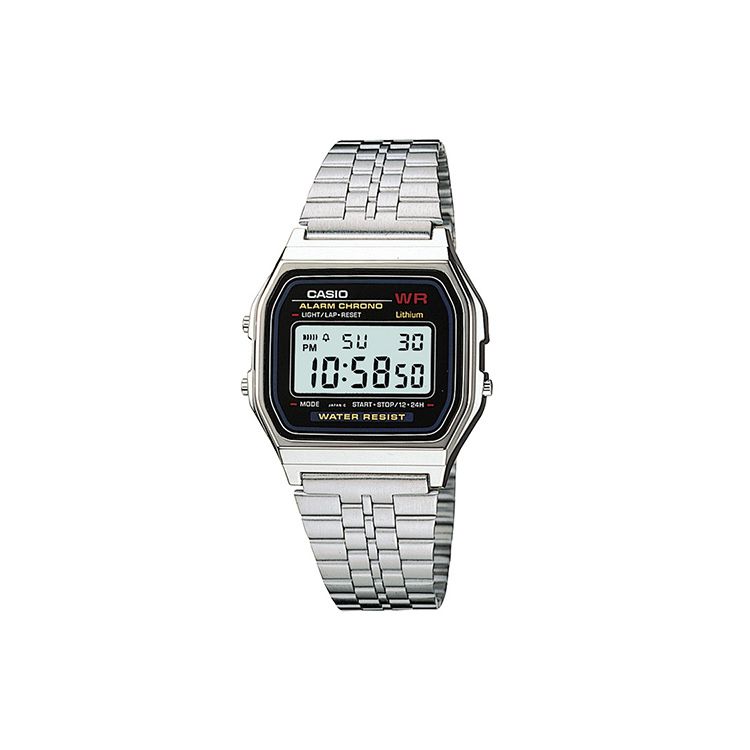 Casio Youth Series Metal Square Retro Waterproof Classic Quartz Movement Stainless Steel Watch Men watches Black A159W-N1DF Silver Strap
Casio Youth Series Metal Square Retro Waterproof Classic Quartz Movement Stainless Steel Watch Men watches Black A159W-N1DF Silver Strap