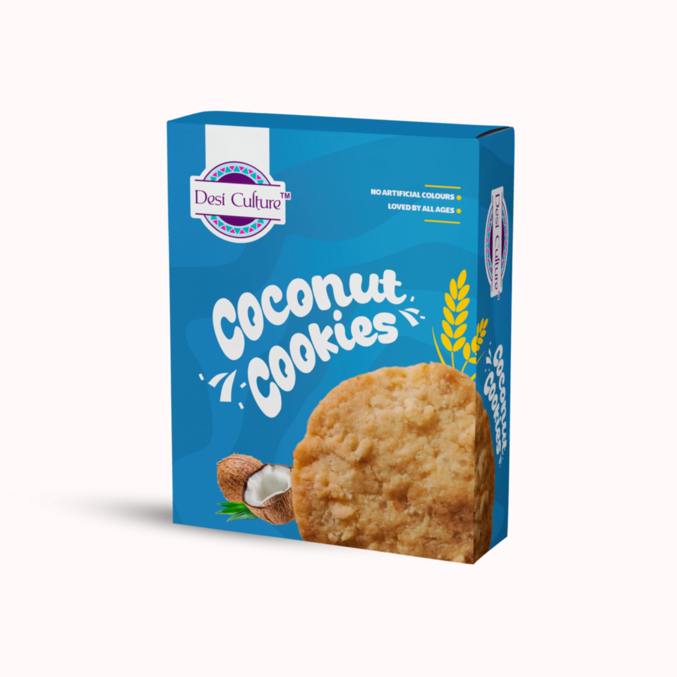 Desi Culture Coconut Cookies 200g | Real Coconut Flakes | Crunchy Handmade Bakery-Style Biscuits | Eggless Vegetarian Cookies | Healthy Tea
Desi Culture Coconut Cookies 200g | Real Coconut Flakes | Crunchy Handmade Bakery-Style Biscuits | Eggless Vegetarian Cookies | Healthy Tea
