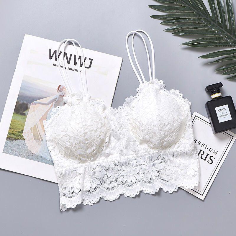 Сексуальное кружевное нижнее белье для женщин, бюстгальтеры, беспроводные модные женские внутренние топы, нижнее белье с открытой спиной XL белый
Сексуальное кружевное нижнее белье для женщин, бюстгальтеры, беспроводные модные женские внутренние топы, нижнее белье с открытой спиной XL белый