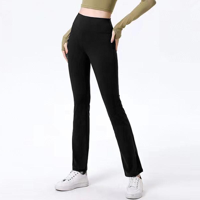 Брюки клеш для йоги с высокой талией - Подтягивающие ягодицы, облегающие, с широким кроем штанин Medium чёрный
Брюки клеш для йоги с высокой талией - Подтягивающие ягодицы, облегающие, с широким кроем штанин Medium чёрный