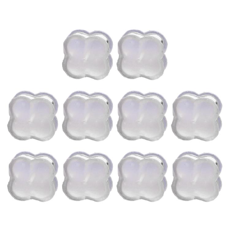 10Pcs/set Earring Backs Silicone Flat Eartuds Backs for Studs Clear Four-Leaf Grass Shaped Comfort Earring Backs серебряный
10Pcs/set Earring Backs Silicone Flat Eartuds Backs for Studs Clear Four-Leaf Grass Shaped Comfort Earring Backs серебряный