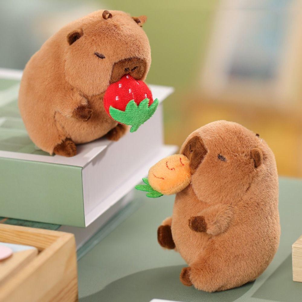 Radish Capybara Plush Keyring Strawberry Green Capybara Plushie Doll Christmas Gift Style A
Radish Capybara Plush Keyring Strawberry Green Capybara Plushie Doll Christmas Gift Style A