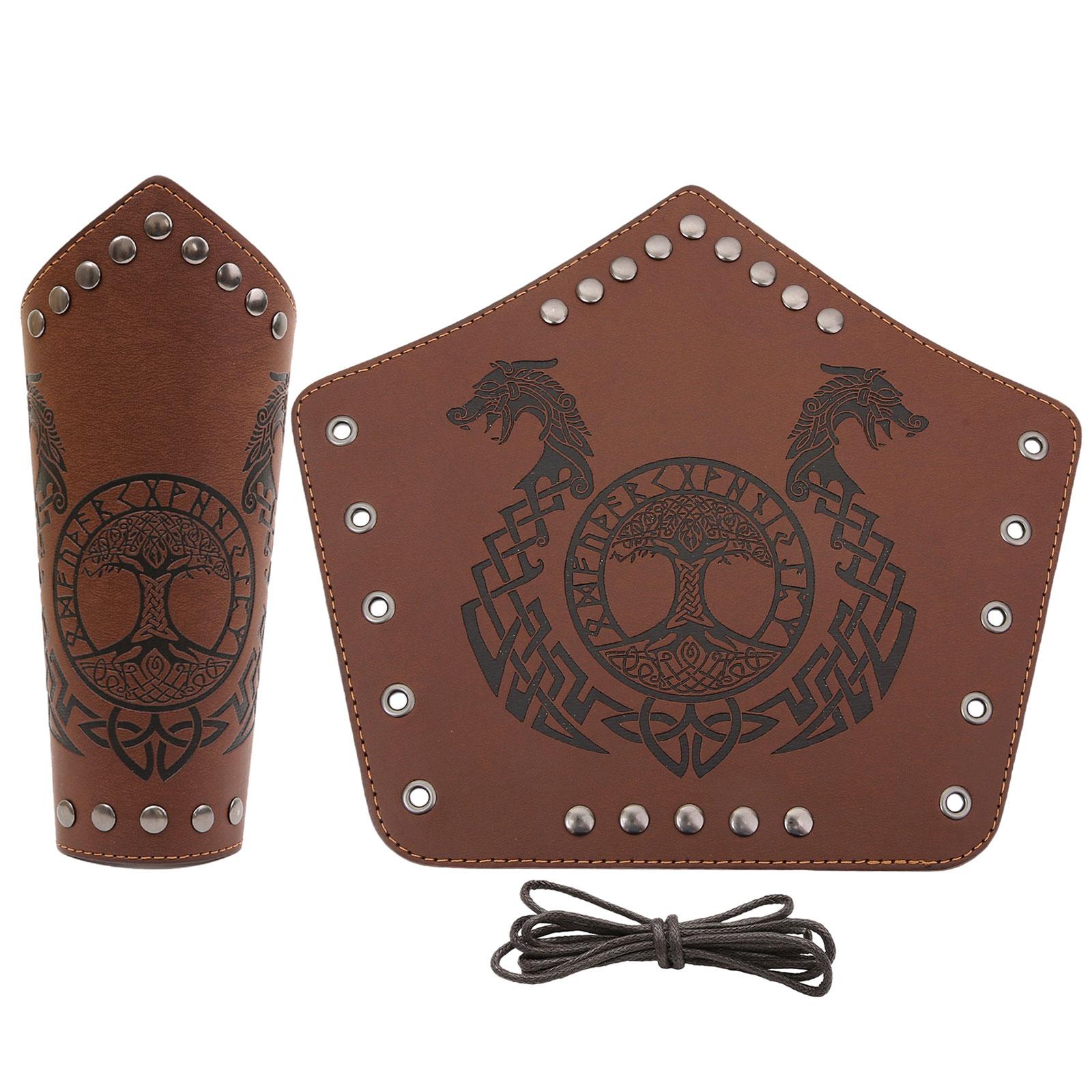 Середньовічний нарукавник чоловічий косплей тотеми тиснений наруч гаунтлет для чоловіків косплей ПУ нарукавник для фотосесій та сцени 2 коричневий
Середньовічний нарукавник чоловічий косплей тотеми тиснений наруч гаунтлет для чоловіків косплей ПУ нарукавник для фотосесій та сцени 2 коричневий