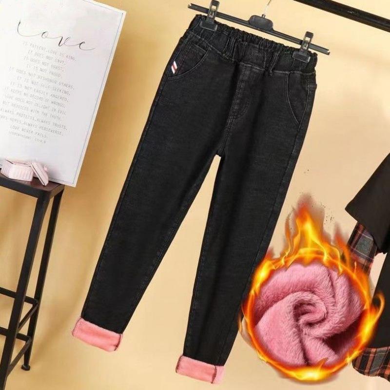 Зимние утолщенные мешковатые джинсовые брюки женские повседневные с высокой талией плюс бархатные шаровары джинсы винтажные теплые свободные Vaqueros S чёрный
Зимние утолщенные мешковатые джинсовые брюки женские повседневные с высокой талией плюс бархатные шаровары джинсы винтажные теплые свободные Vaqueros S чёрный