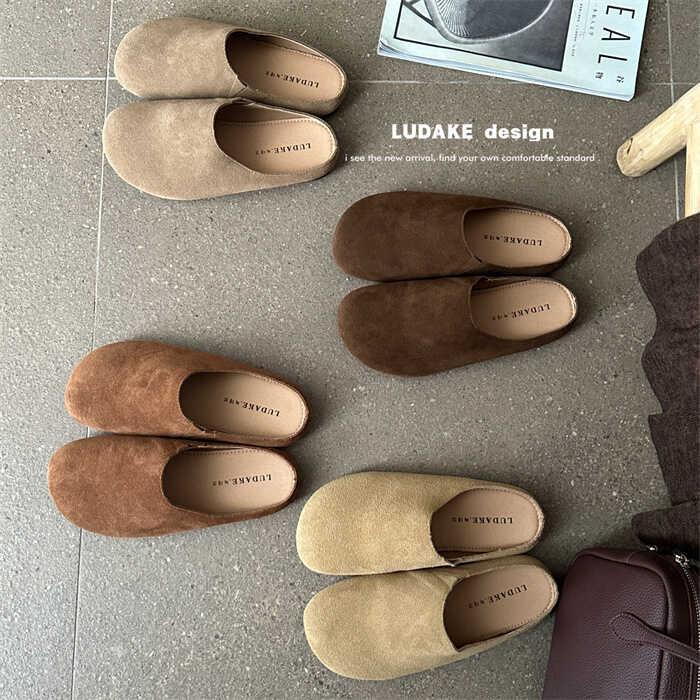 Autumn and winter thick-bottomed row wind leather one pedal flat-bottomed lazy boken bag head half slippers 35 коричневий
Autumn and winter thick-bottomed row wind leather one pedal flat-bottomed lazy boken bag head half slippers 35 коричневий