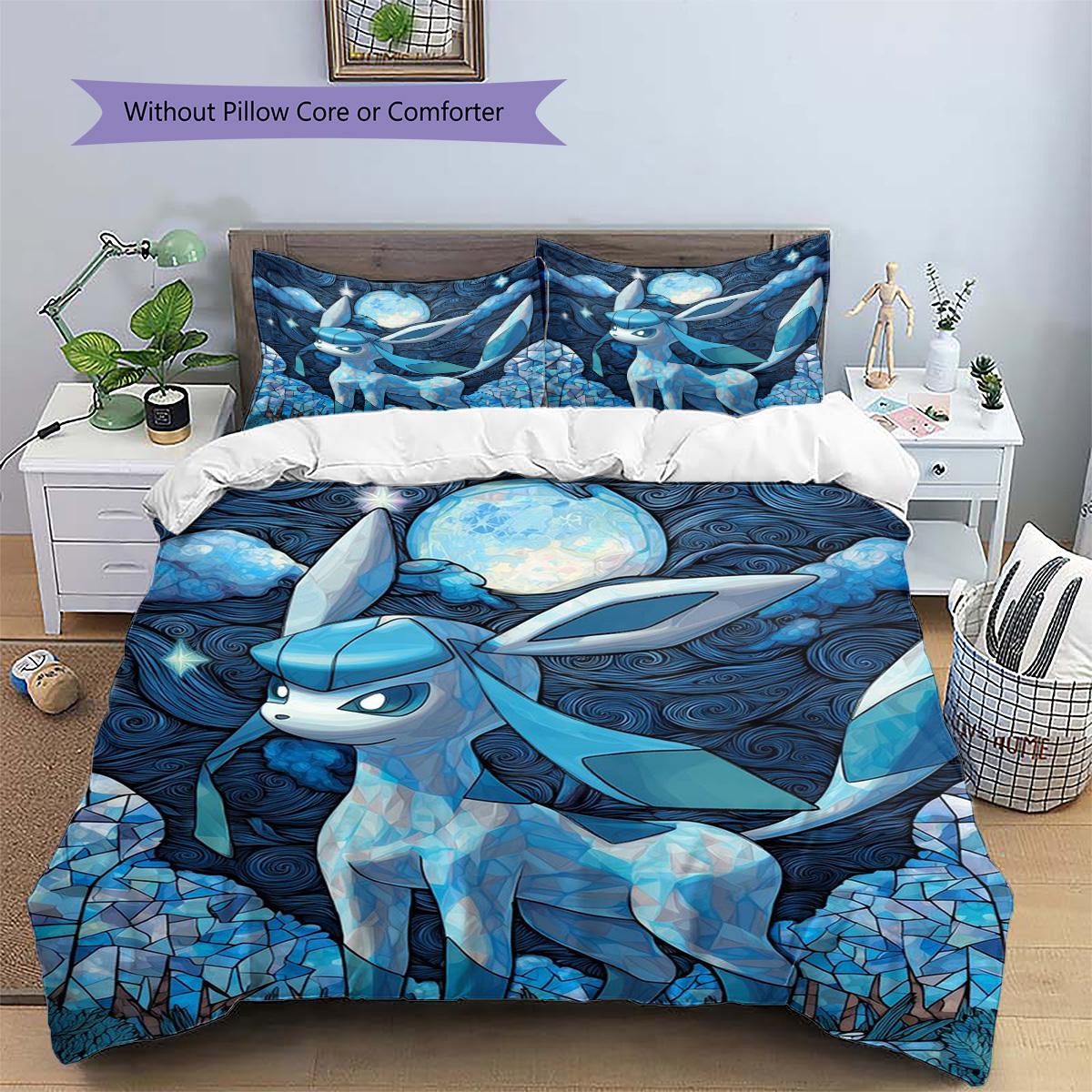 CartoonPokemon Patterned Pillowcase & Duvet Cover Set Ornamental Bedding for Bedroom Lovely Choice.-TING 135x200cm
CartoonPokemon Patterned Pillowcase & Duvet Cover Set Ornamental Bedding for Bedroom Lovely Choice.-TING 135x200cm