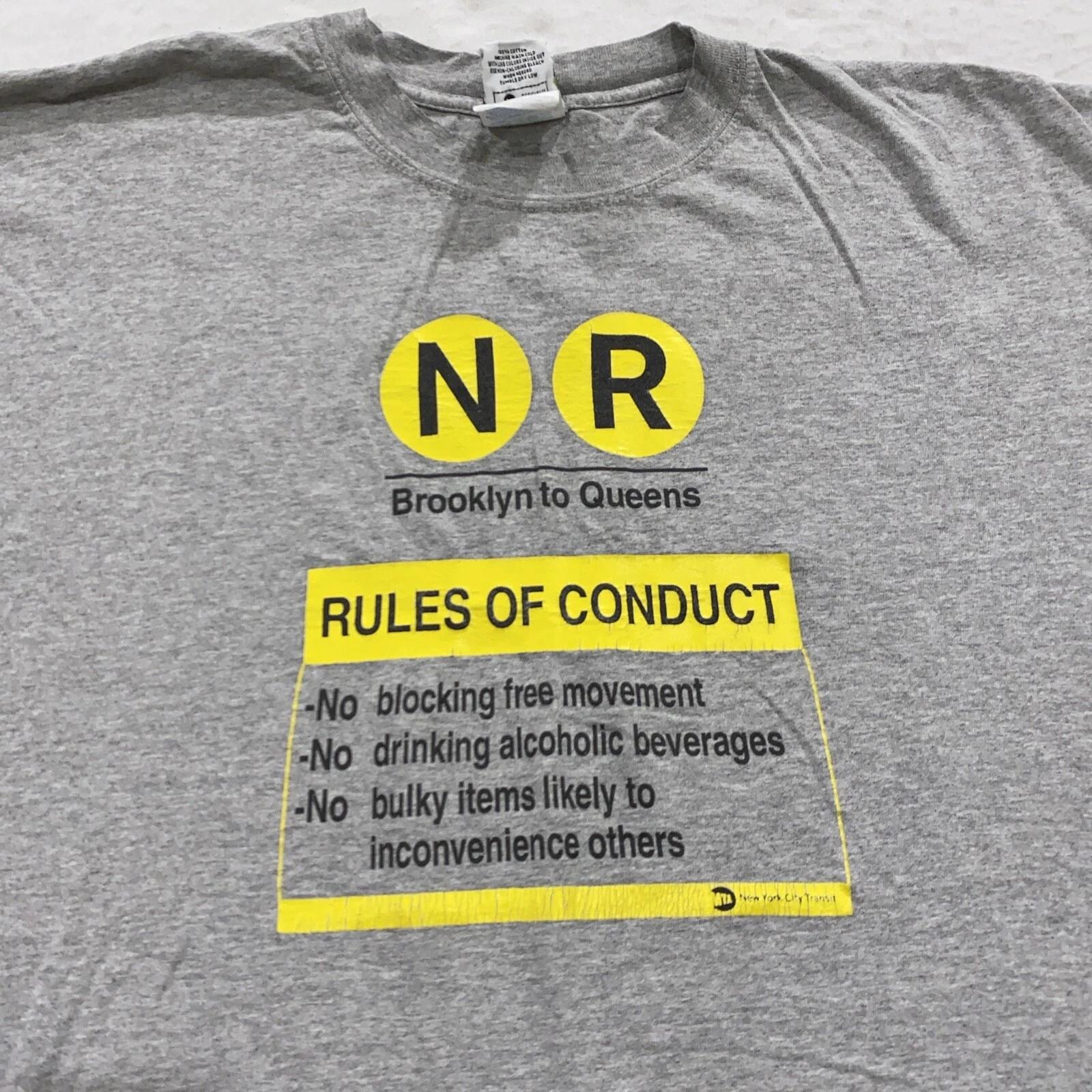 vintage N R TRAIN BROOKLYN TO QUEENS NYC SUBWAY LINE T-Shirt XL soft mta 3XL
vintage N R TRAIN BROOKLYN TO QUEENS NYC SUBWAY LINE T-Shirt XL soft mta 3XL