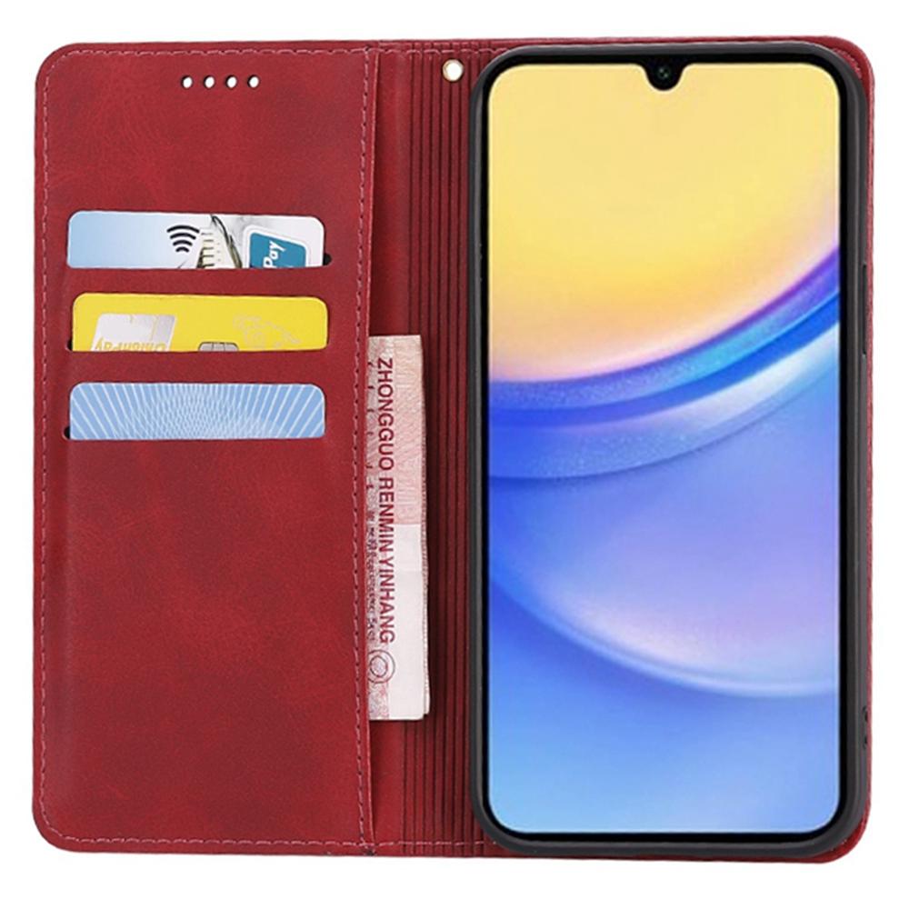 For Samsung Galaxy A16 4G/5G Case Wallet Calf Texture Leather Phone Cover with Hidden Magnetic Closure Rose Gold
For Samsung Galaxy A16 4G/5G Case Wallet Calf Texture Leather Phone Cover with Hidden Magnetic Closure Rose Gold