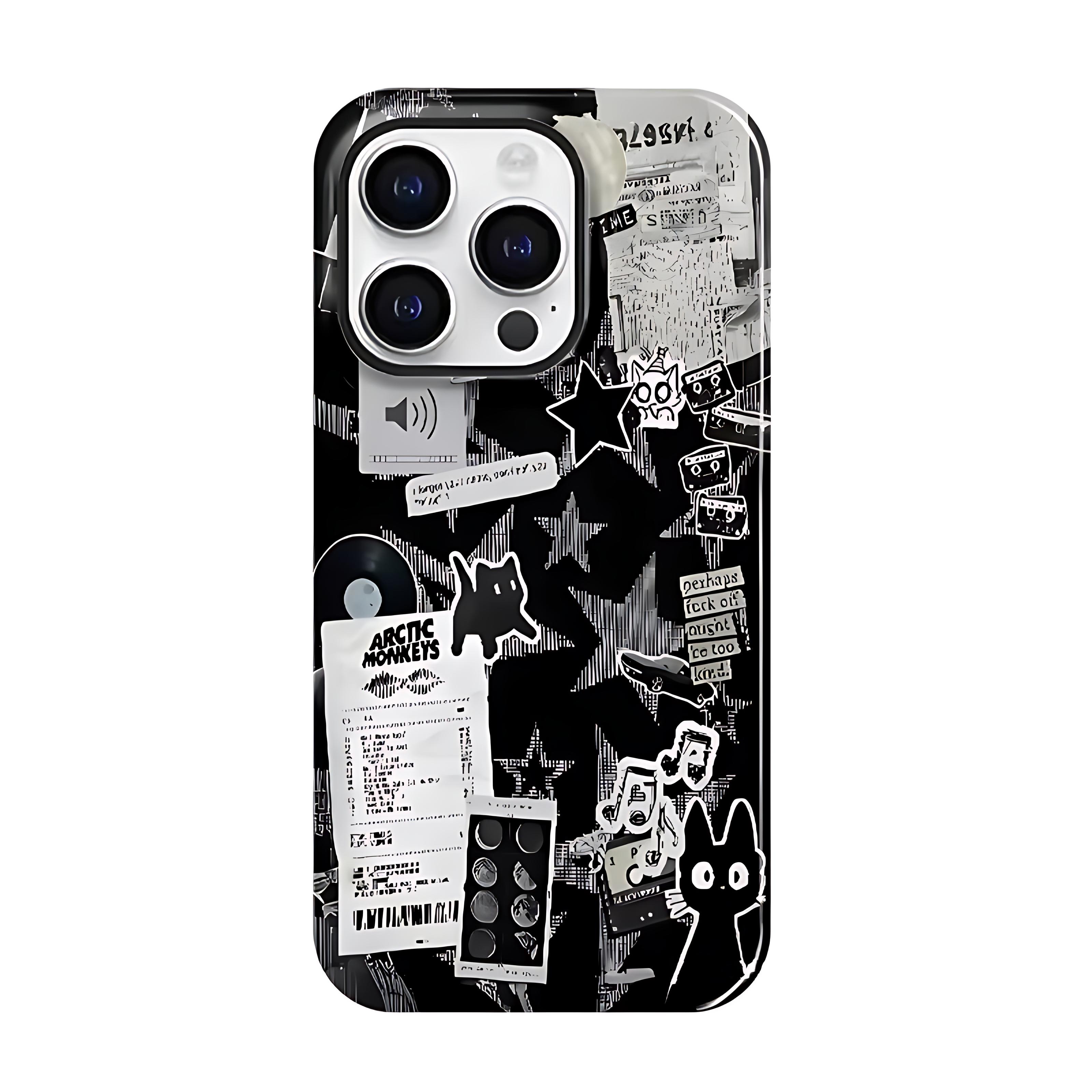 Стиль Ins Черно-белые наклейки Чехол для телефона для iPhone 17 16 15 14 13 12 11 Air Pro Max X XS XR 7 8 Plus Глянцевая пленка Жесткая поликарбонатная крышка iPhone 11
Стиль Ins Черно-белые наклейки Чехол для телефона для iPhone 17 16 15 14 13 12 11 Air Pro Max X XS XR 7 8 Plus Глянцевая пленка Жесткая поликарбонатная крышка iPhone 11