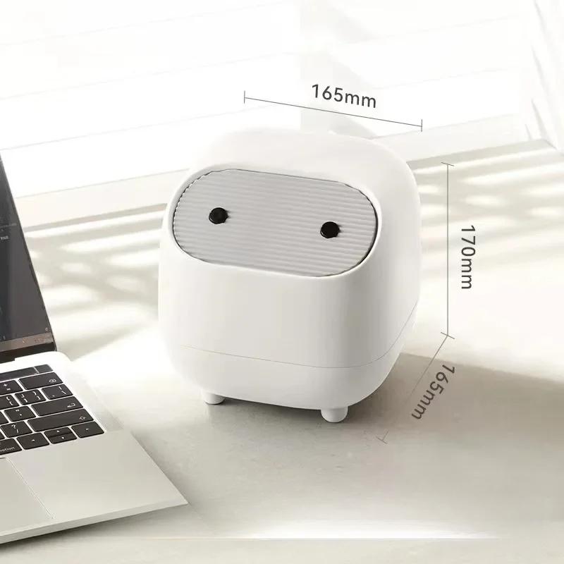 Trash Bin Small Paper Basket Contrasting Color Mini Cute Double-layer Push-type Small Trash Can Desktop Storage Tool Trash Bin 4L
Trash Bin Small Paper Basket Contrasting Color Mini Cute Double-layer Push-type Small Trash Can Desktop Storage Tool Trash Bin 4L