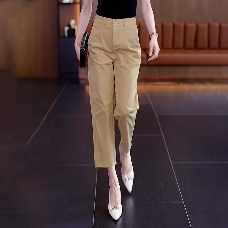 Women s Khaki High Waist Nine-Point Straight-Leg Harem Pants - 2025 Summer Slimming Casual Wear S (85-95 jin)
Women s Khaki High Waist Nine-Point Straight-Leg Harem Pants - 2025 Summer Slimming Casual Wear S (85-95 jin)