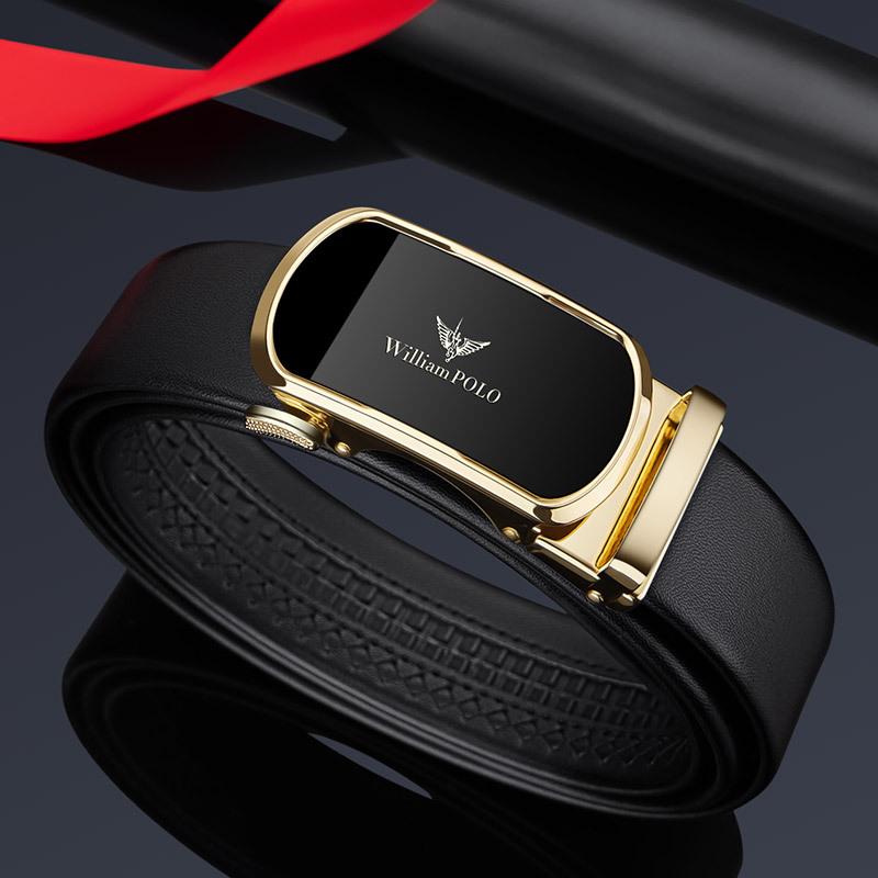 Emperor Paul s Men s Leather Automatic Buckle Belt - Genuine Cowhide, Business Style 115 cm
Emperor Paul s Men s Leather Automatic Buckle Belt - Genuine Cowhide, Business Style 115 cm