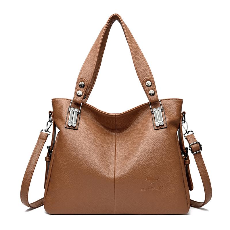 Women s Luxury Designer Top-Handle Bags Soft Leather Handbag Ladies Solid Color Shoulder Crossbody Bag Messenger Commuting Sac
Women s Luxury Designer Top-Handle Bags Soft Leather Handbag Ladies Solid Color Shoulder Crossbody Bag Messenger Commuting Sac
