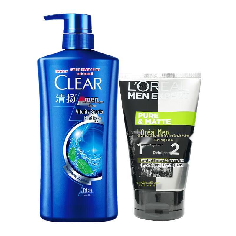 Clear Men s Anti-Dandruff Shampoo & Cleanser Bundle
Clear Men s Anti-Dandruff Shampoo & Cleanser Bundle