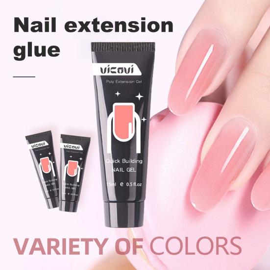 15ml Nail Extension Glue Quick Building Harmless Safe Ingredients Fast Dry Multipurpose Decorative Lightweight Nail Art Accessory
15ml Nail Extension Glue Quick Building Harmless Safe Ingredients Fast Dry Multipurpose Decorative Lightweight Nail Art Accessory