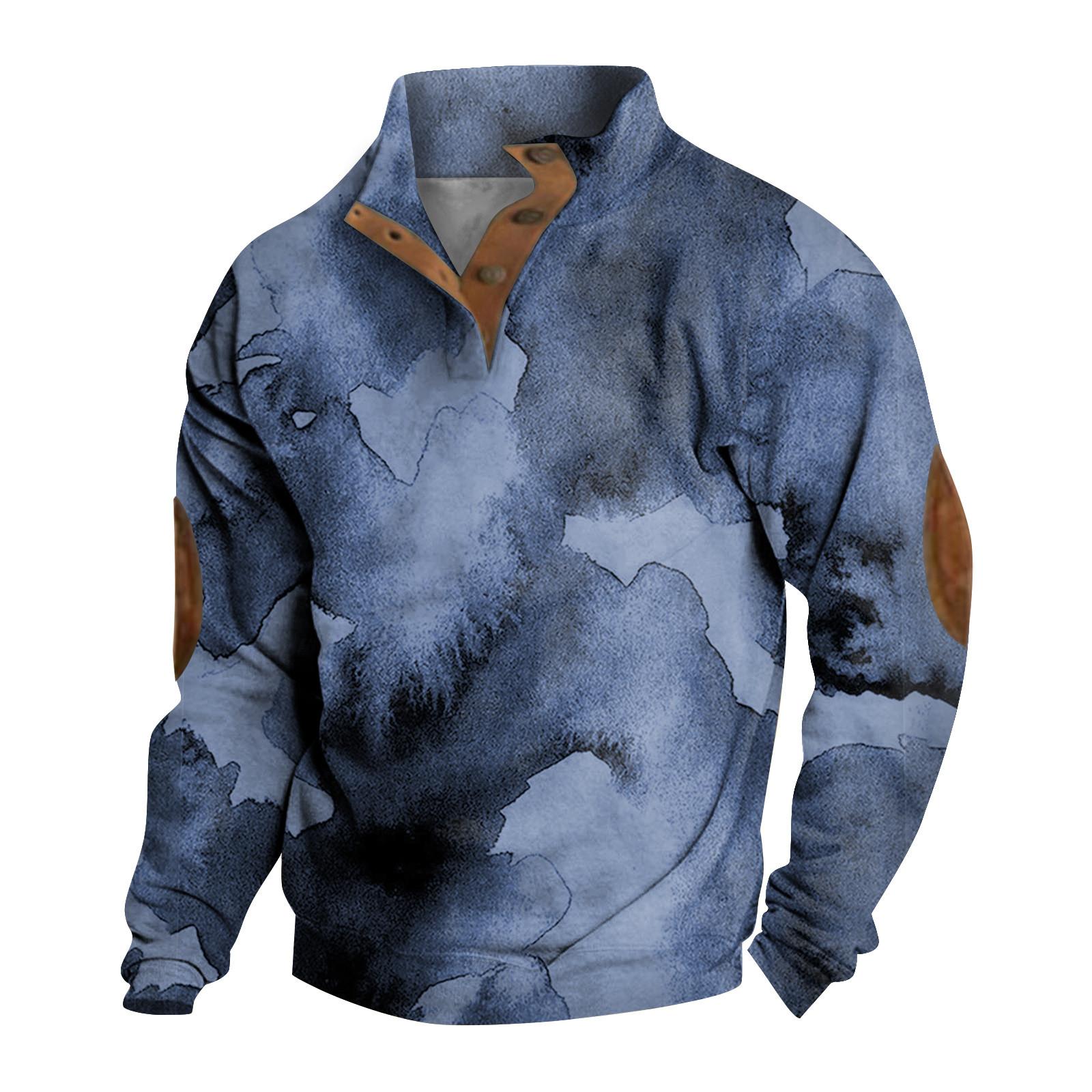 Мужская толстовка с воротником-стойкой на открытом воздухе, повседневные свитера, топы XXXL синий
Мужская толстовка с воротником-стойкой на открытом воздухе, повседневные свитера, топы XXXL синий