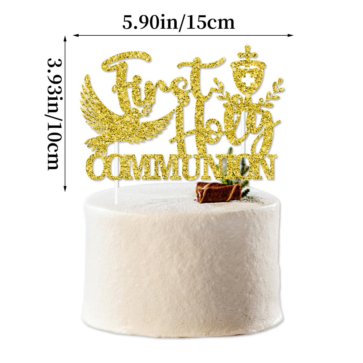 First Communion Bathing Baptism Baby Birthday Party Arrangement Gold Dust Cake Plugin Customization Communion power strip 1 pack
First Communion Bathing Baptism Baby Birthday Party Arrangement Gold Dust Cake Plugin Customization Communion power strip 1 pack