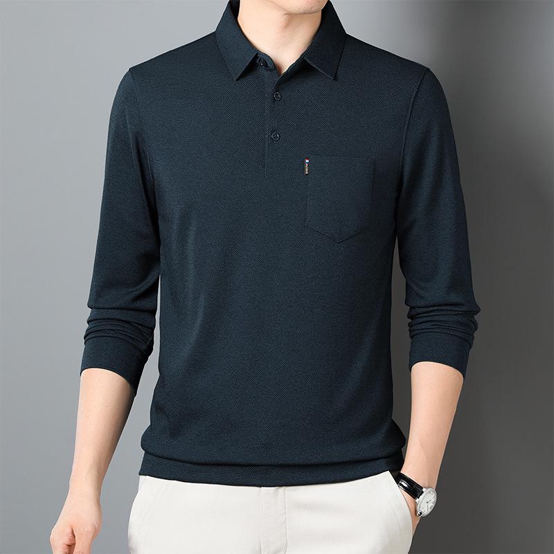 Мужское повседневное деловое поло с длинным рукавом для мужчин среднего и пожилого возраста 2XL темно-синий
Мужское повседневное деловое поло с длинным рукавом для мужчин среднего и пожилого возраста 2XL темно-синий