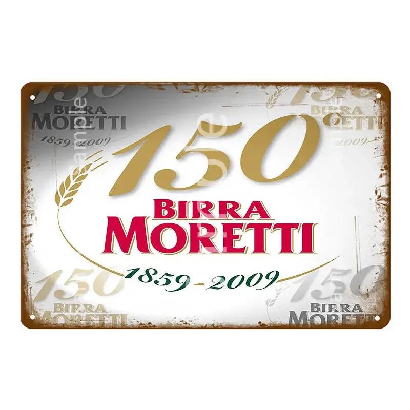 Пиво Moretti пиво метал дитячий вінтажний паб бар клуб чоловік печера олово пластини настінний декор італійський алкогольний напій метал 30x40cm(11.8x15.7inch)
Пиво Moretti пиво метал дитячий вінтажний паб бар клуб чоловік печера олово пластини настінний декор італійський алкогольний напій метал 30x40cm(11.8x15.7inch)