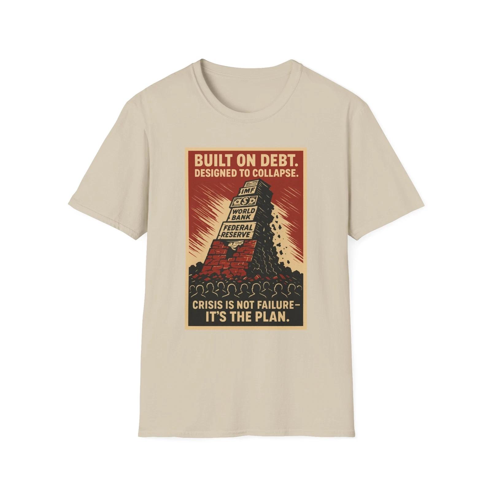 Built On DebT shirt, Patriot Against Globalism Shirts, Red Pill Apparel, USA S
Built On DebT shirt, Patriot Against Globalism Shirts, Red Pill Apparel, USA S