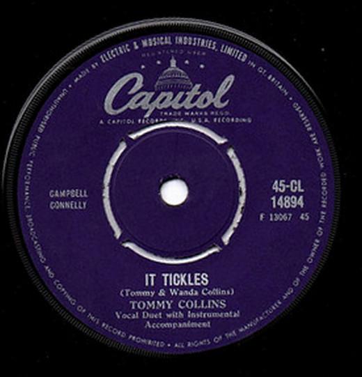 7inch Record TOMMY COLLINS - It Tickles / Let Down 45CL14894 Capitol Records UK Folk Used
7inch Record TOMMY COLLINS - It Tickles / Let Down 45CL14894 Capitol Records UK Folk Used