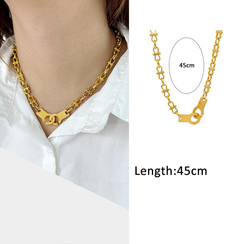 USENSET Мужские цепочки из нержавеющей стали Ожерелье Золотой цвет Ручная работа Позолоченные цепочки 18 карат Индивидуальность Циркон Подарки
USENSET Мужские цепочки из нержавеющей стали Ожерелье Золотой цвет Ручная работа Позолоченные цепочки 18 карат Индивидуальность Циркон Подарки