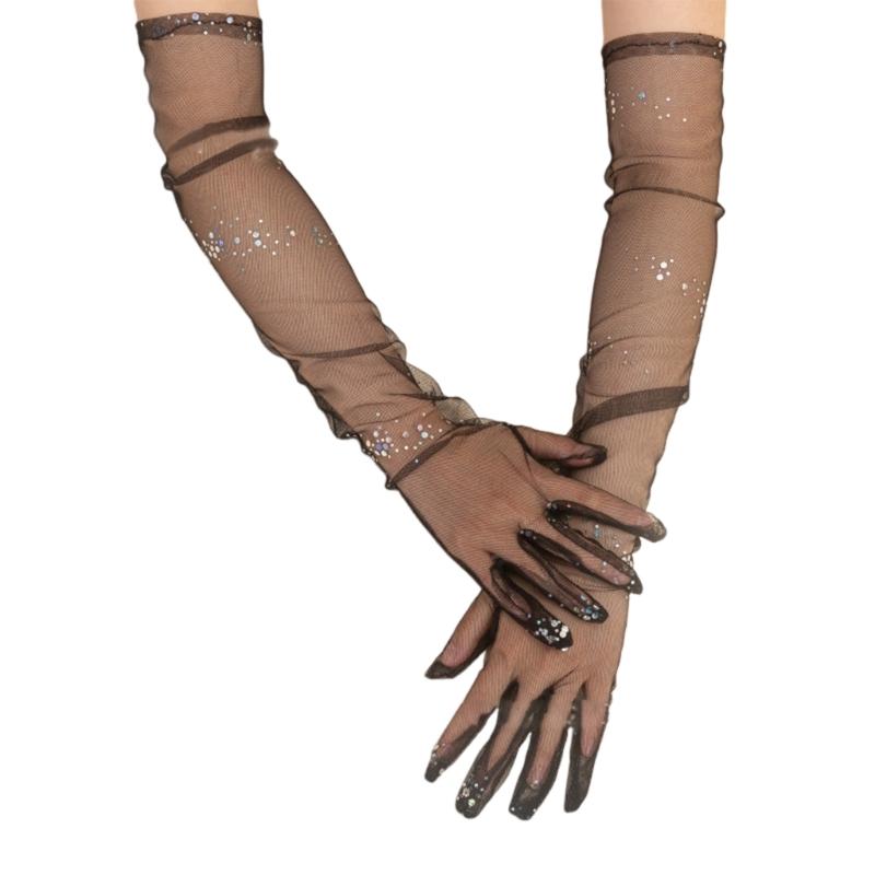 Evening Party Gloves for Women Long Length Elbow Gloves Lady Roleplay Costume Sexy Arm Gloves Nightclub Sheer Gloves 1
Evening Party Gloves for Women Long Length Elbow Gloves Lady Roleplay Costume Sexy Arm Gloves Nightclub Sheer Gloves 1