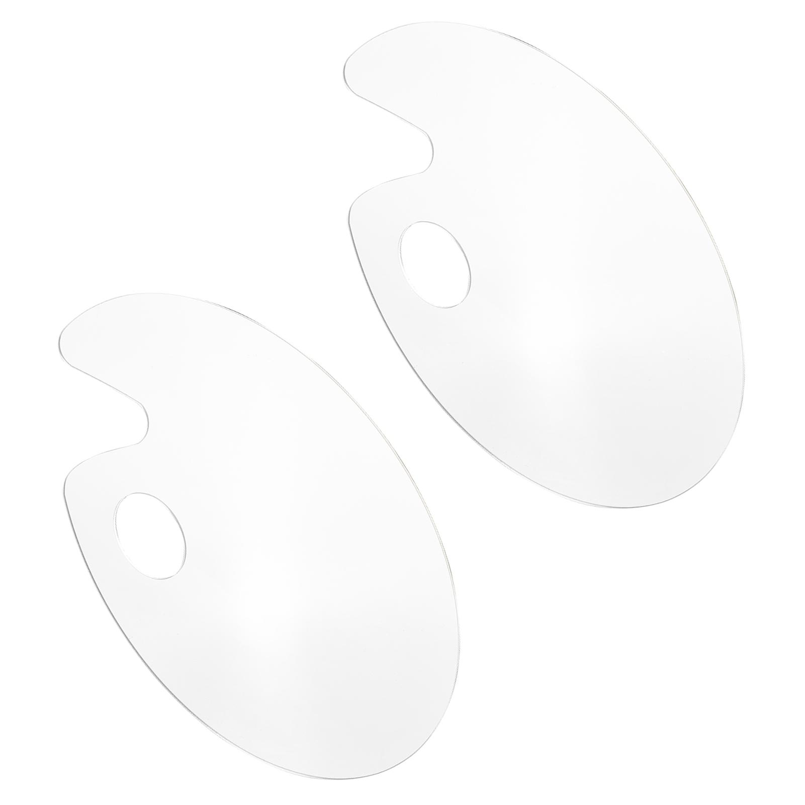 2PCS Acrylic Paint Palette Oval Shape Transparent Non Stick Oil Paint Mixing Tray Comfortable to Hold & Easy to Clean прозрачный
2PCS Acrylic Paint Palette Oval Shape Transparent Non Stick Oil Paint Mixing Tray Comfortable to Hold & Easy to Clean прозрачный