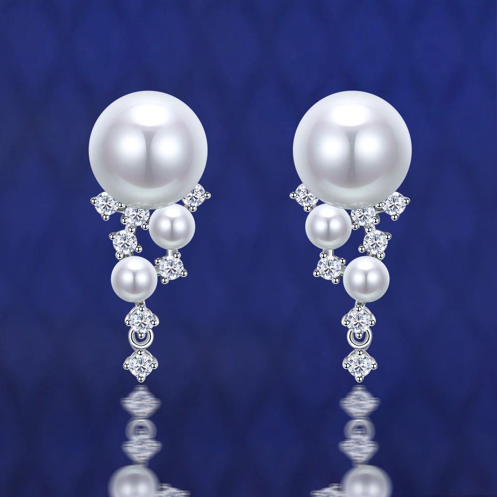 Xiancan Jewelry White Pearl & High Carbon Diamond Stud Earrings, 10mm Fashion Style 925 Silver белый
Xiancan Jewelry White Pearl & High Carbon Diamond Stud Earrings, 10mm Fashion Style 925 Silver белый