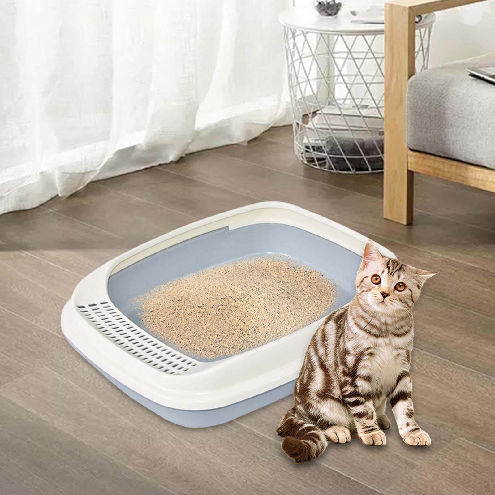 Cat Litter Tray Removable Base Open Top for Kitten Hamster серый
Cat Litter Tray Removable Base Open Top for Kitten Hamster серый