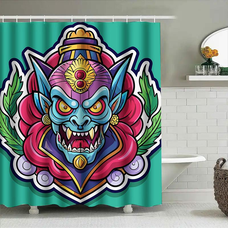 Tuniu Balinese Demon Shower Curtain Scary Wall Art For Bathroom Unique Decoration Cool Gift W60H190(CM)-1 Pcs
Tuniu Balinese Demon Shower Curtain Scary Wall Art For Bathroom Unique Decoration Cool Gift W60H190(CM)-1 Pcs