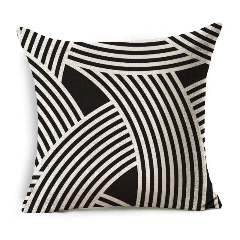 Black and white geometric pattern fabric linen cotton throw pillow waterproof oilcloth car sofa bed decorative pillowcase-,(1) 66x66cm
Black and white geometric pattern fabric linen cotton throw pillow waterproof oilcloth car sofa bed decorative pillowcase-,(1) 66x66cm