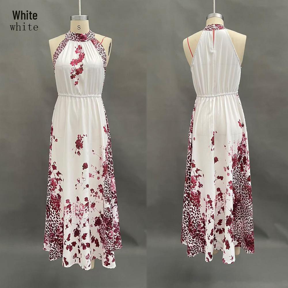 European Style Leopard Print Halter Neck Slimming Summer Dress for Women XL
European Style Leopard Print Halter Neck Slimming Summer Dress for Women XL