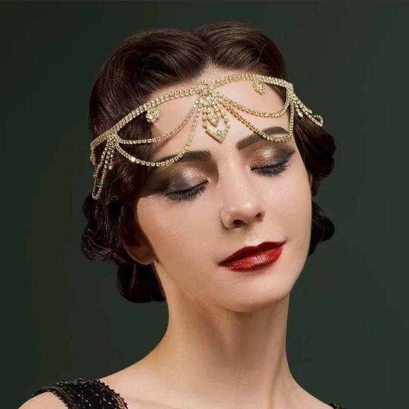 1Pcs Hollow Rhinestone Mesh Headpiece For Women Luxury Crystal Headband Head Cap Hat Hair Accessories Wedding Head Chain Jewelry
1Pcs Hollow Rhinestone Mesh Headpiece For Women Luxury Crystal Headband Head Cap Hat Hair Accessories Wedding Head Chain Jewelry