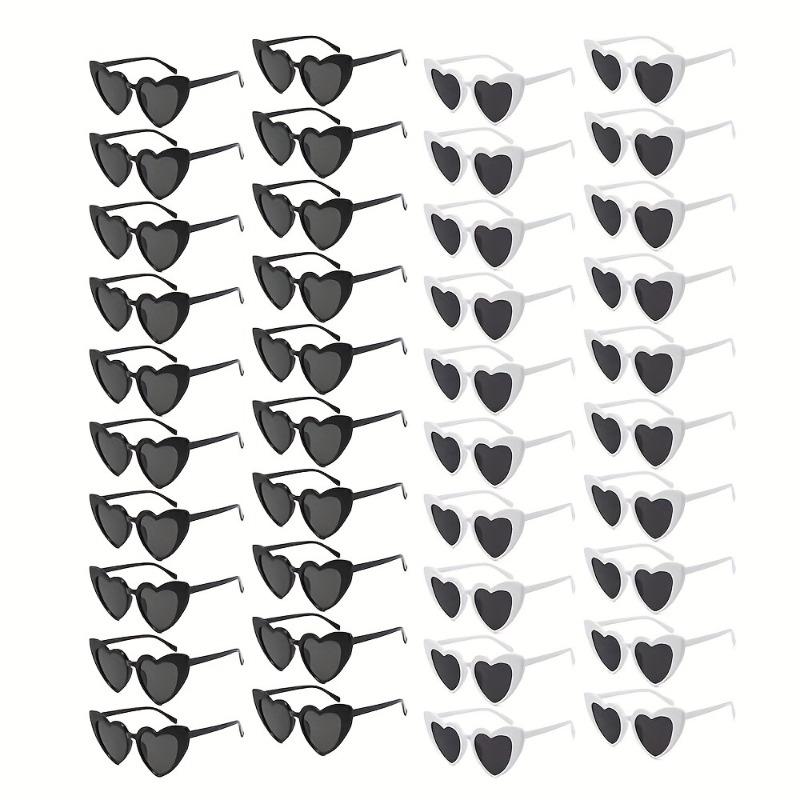 40 Pairs of Heart-shaped Glasses Retro Wedding Party Glasses with Black Frame Lightweight Plastic Frame Suitable for Brides
40 Pairs of Heart-shaped Glasses Retro Wedding Party Glasses with Black Frame Lightweight Plastic Frame Suitable for Brides
