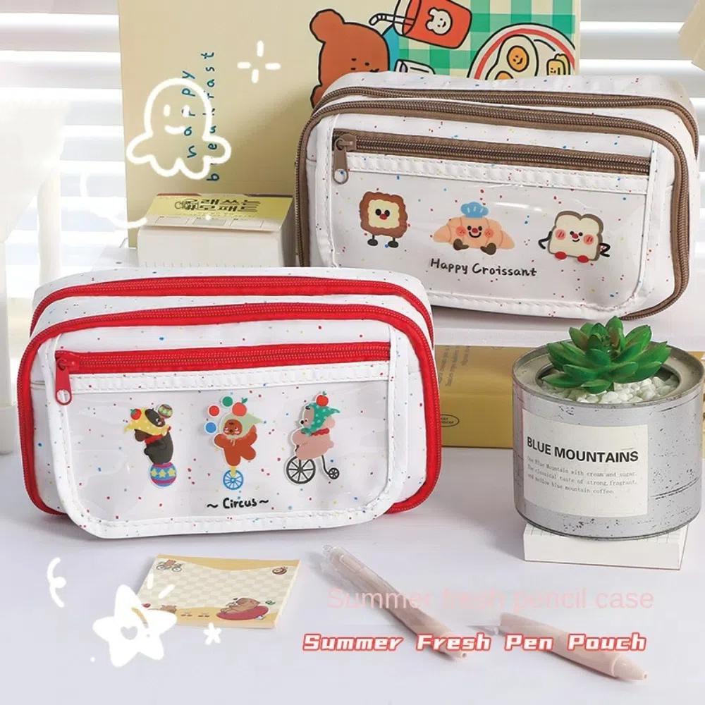 Cosmetics Storage Korean Pencil Bag Animal Bear Dog Stationery Storage Bag Office Supplies фіолетовий
Cosmetics Storage Korean Pencil Bag Animal Bear Dog Stationery Storage Bag Office Supplies фіолетовий