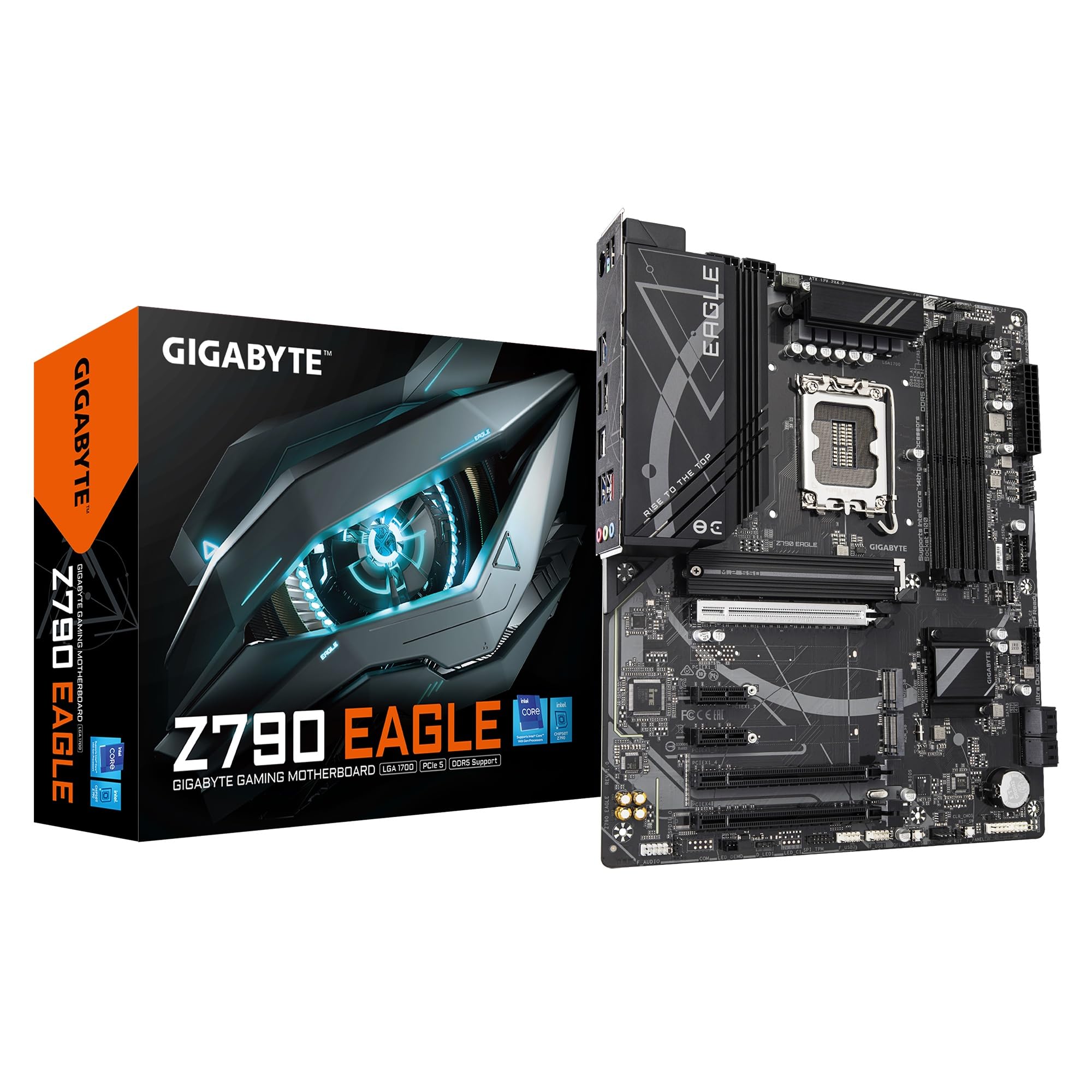 Материнська плата GIGABYTE Z790 EAGLE покоління Intel Core сумісна з LGA1700 DDR5 ATX материнська плата Z790 EAGLE MB6459 14/13/12
Материнська плата GIGABYTE Z790 EAGLE покоління Intel Core сумісна з LGA1700 DDR5 ATX материнська плата Z790 EAGLE MB6459 14/13/12