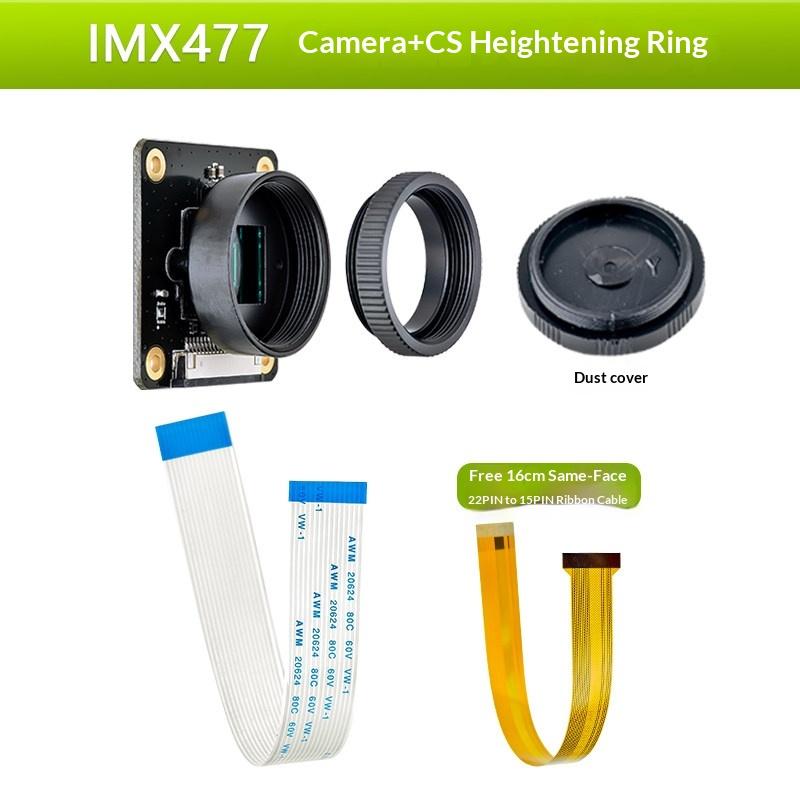 IMX477 12.3MP HQ Camera Module Global Shutter 4056x3040 for Raspberry Pi & Jetson Nano C/CS Mount Lens Optional
IMX477 12.3MP HQ Camera Module Global Shutter 4056x3040 for Raspberry Pi & Jetson Nano C/CS Mount Lens Optional