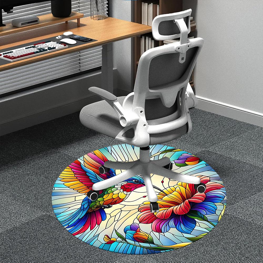 1pc Hummingbird Flowers Office Round Area Rug, Indoor Mat Suitable ForOffice, Under Office Chairs Bedroom Living Room Home Decor, Room Deco D164 80cm by 80cm
1pc Hummingbird Flowers Office Round Area Rug, Indoor Mat Suitable ForOffice, Under Office Chairs Bedroom Living Room Home Decor, Room Deco D164 80cm by 80cm
