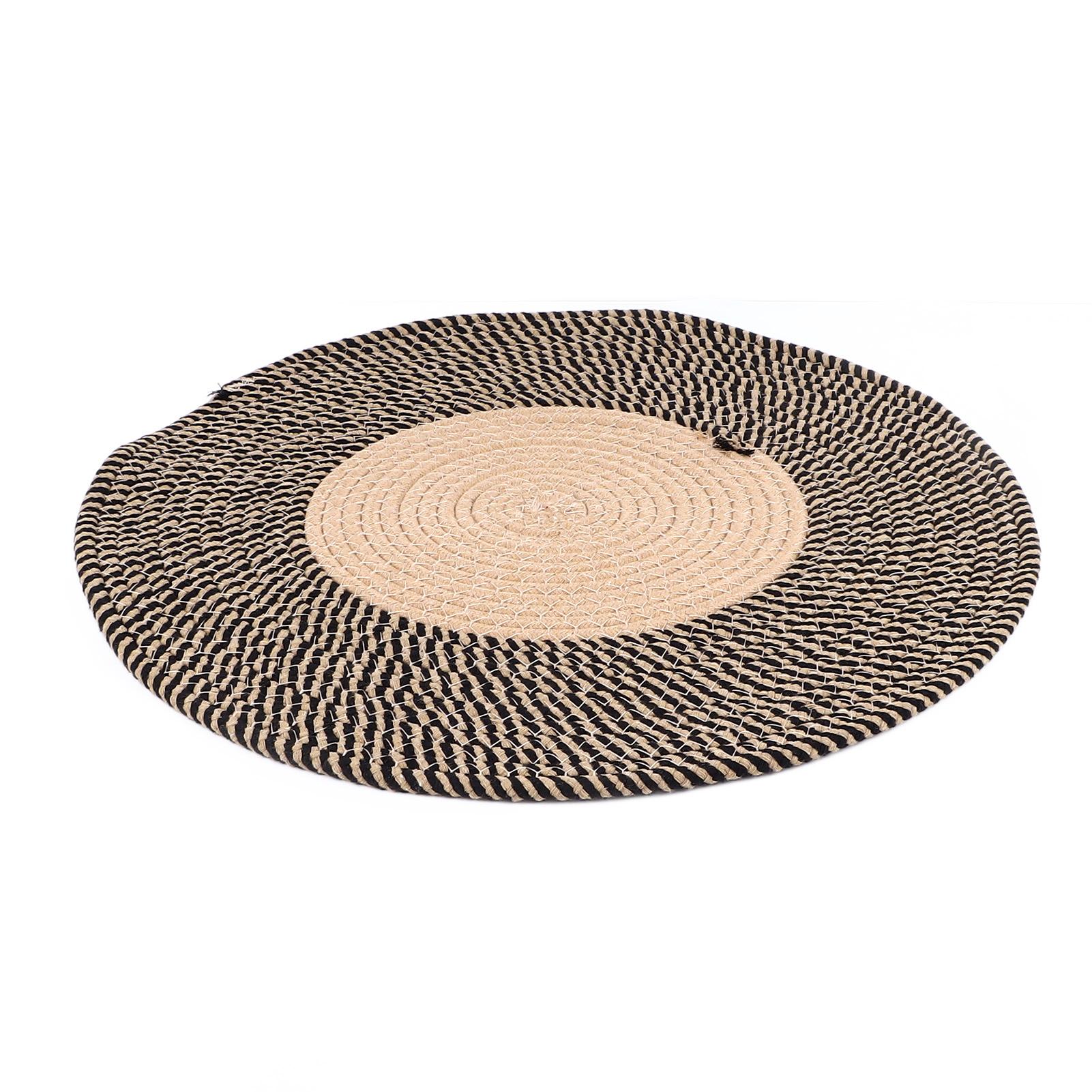 Круглый джутовый ковер, двусторонний, в стиле ретро, в скандинавском стиле, модный круглый ковер для спальни, прихожей 45cm
Круглый джутовый ковер, двусторонний, в стиле ретро, в скандинавском стиле, модный круглый ковер для спальни, прихожей 45cm