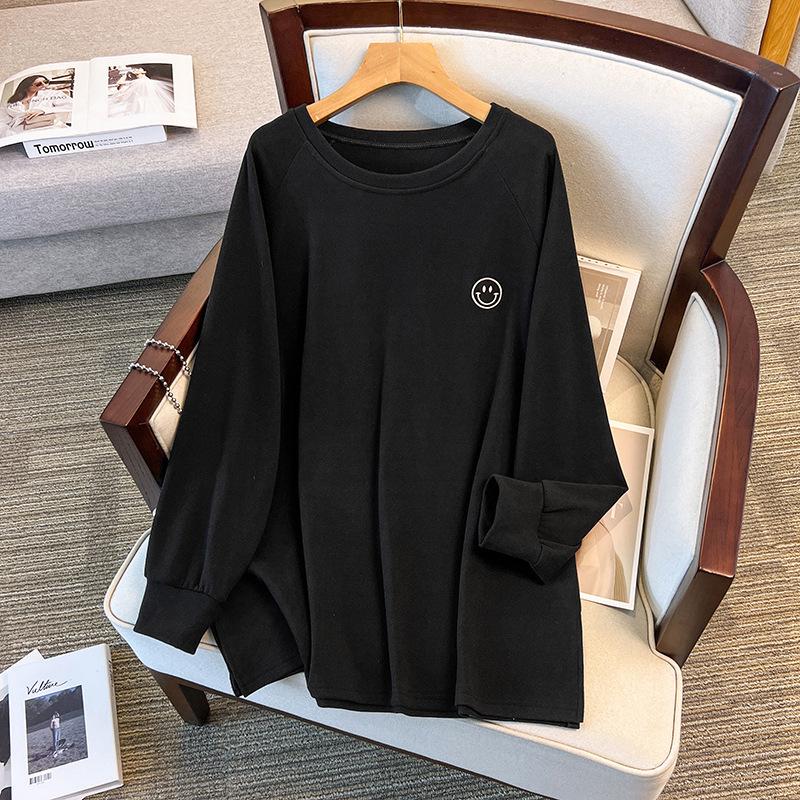 2024 Autumn/Winter Plus Size Round Neck Pullover, German Velvet Long Sleeve Slimming Base Layer Top for Women 4XL (suggested weight 160-190 jin) чорний
2024 Autumn/Winter Plus Size Round Neck Pullover, German Velvet Long Sleeve Slimming Base Layer Top for Women 4XL (suggested weight 160-190 jin) чорний