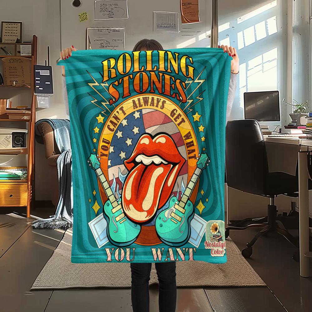 1PC The Rolling Stones Print FlAannel Blanket, High quality Comfortable for All Seasons, Home Decor, Warmth and Comfort 80cm x 120cm
1PC The Rolling Stones Print FlAannel Blanket, High quality Comfortable for All Seasons, Home Decor, Warmth and Comfort 80cm x 120cm