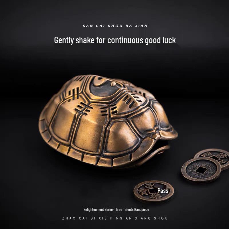 Brass Retro Distressed Tortoiseshell Sancai Handheld Zhouyi Bagua Stress Relief Play Piece
Brass Retro Distressed Tortoiseshell Sancai Handheld Zhouyi Bagua Stress Relief Play Piece