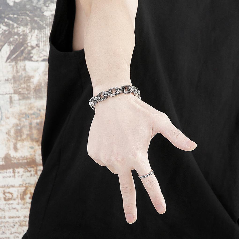 Man Boy Bracelet Decoration Style Bracelets Bangle Jewelry Wristband Dressing for Nightclub Party Daily Working CN
Man Boy Bracelet Decoration Style Bracelets Bangle Jewelry Wristband Dressing for Nightclub Party Daily Working CN