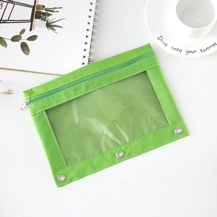 Bojin Oxford Three-hole Pencil Case with Eyelets - B5 Stationery Bag 25x18cm колір зеленого яблука
Bojin Oxford Three-hole Pencil Case with Eyelets - B5 Stationery Bag 25x18cm колір зеленого яблука
