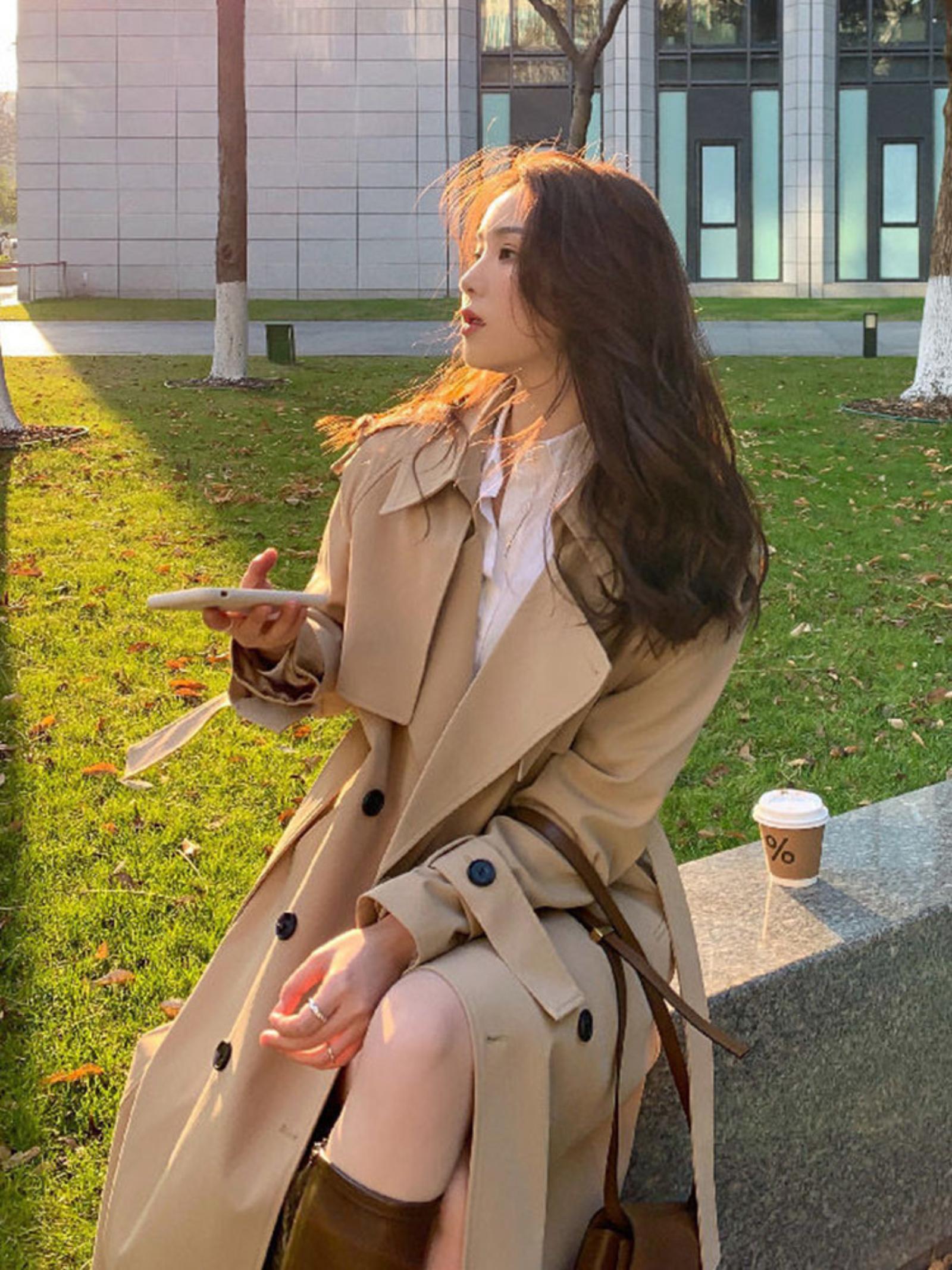 Trench Coat, Mid,length Jacket With Suit Collar, Loose,fitting And Stylish Trendy Overcoat S хакі
Trench Coat, Mid,length Jacket With Suit Collar, Loose,fitting And Stylish Trendy Overcoat S хакі