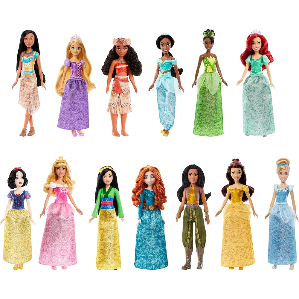 Mattel Disney Princess Fashion Doll Premium Collection 13 Dolls Collector s Box Dress-Up Playset for Ages 3 and Up
Mattel Disney Princess Fashion Doll Premium Collection 13 Dolls Collector s Box Dress-Up Playset for Ages 3 and Up