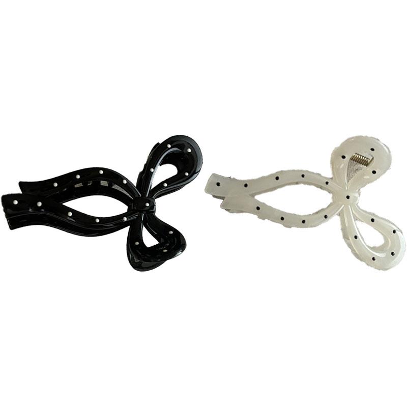 Black White Bowknot Hair Claw for Women Korean Elegant Bow Hair Clips Crab Hairpins Barrette Girl Hair Accessories
Black White Bowknot Hair Claw for Women Korean Elegant Bow Hair Clips Crab Hairpins Barrette Girl Hair Accessories