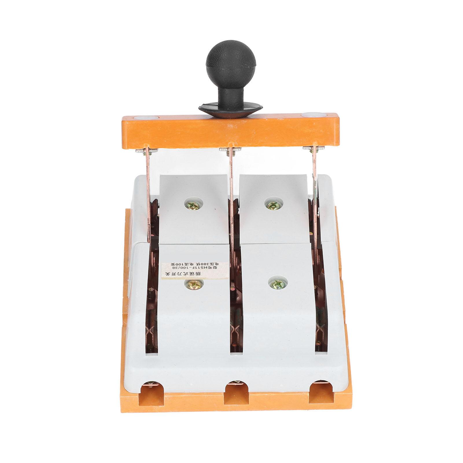 380V 100A Knife Switch 3 Pole Double Throw Knife Switch Flame Retardant Electrical Switch
380V 100A Knife Switch 3 Pole Double Throw Knife Switch Flame Retardant Electrical Switch